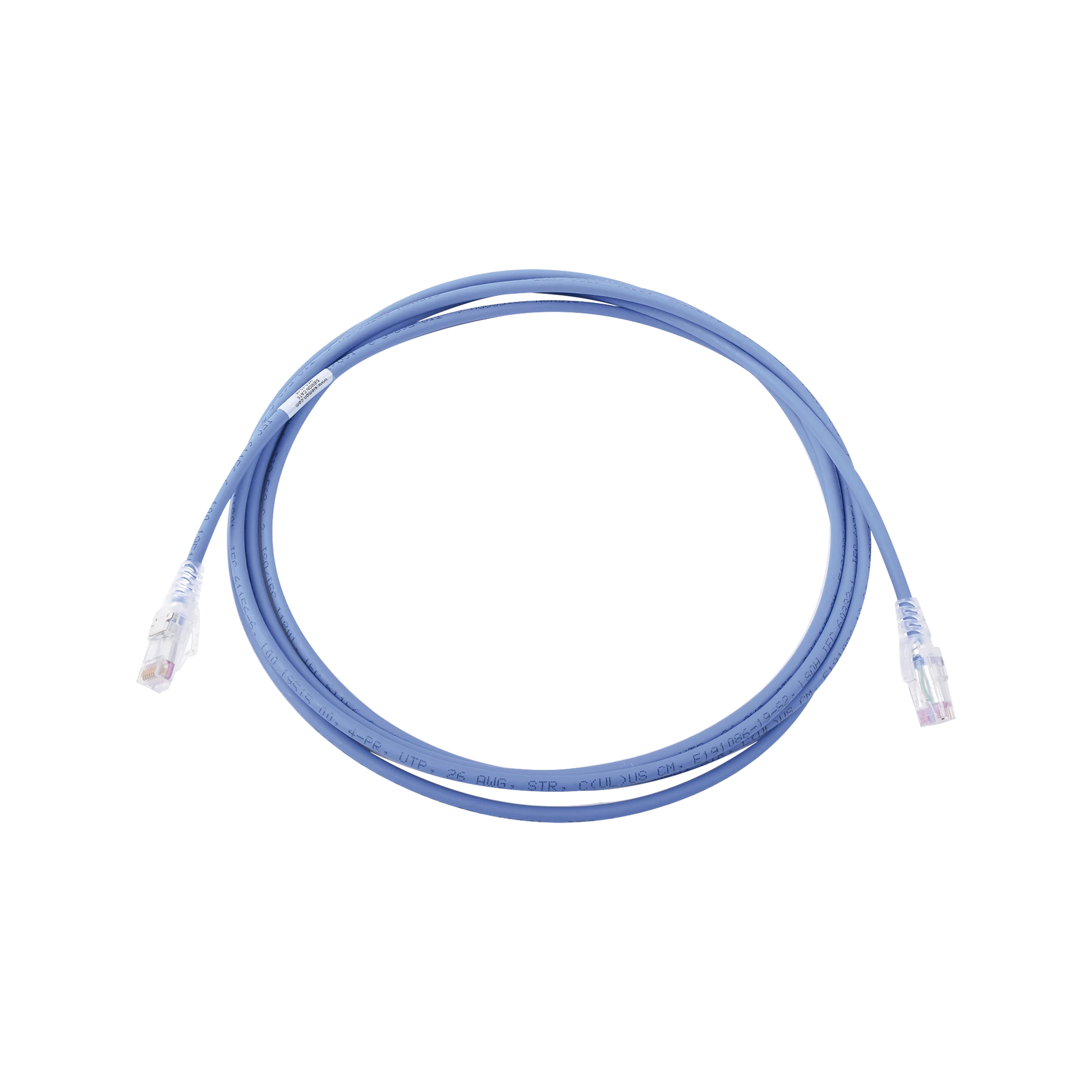 .(MC6-10-06B) PATCH CORD RJ45 6 UTP T568A/B CM/LSOH1 AZUL 10F BULK-Cableado de Cobre-SIEMON-Bsai Seguridad & Controles