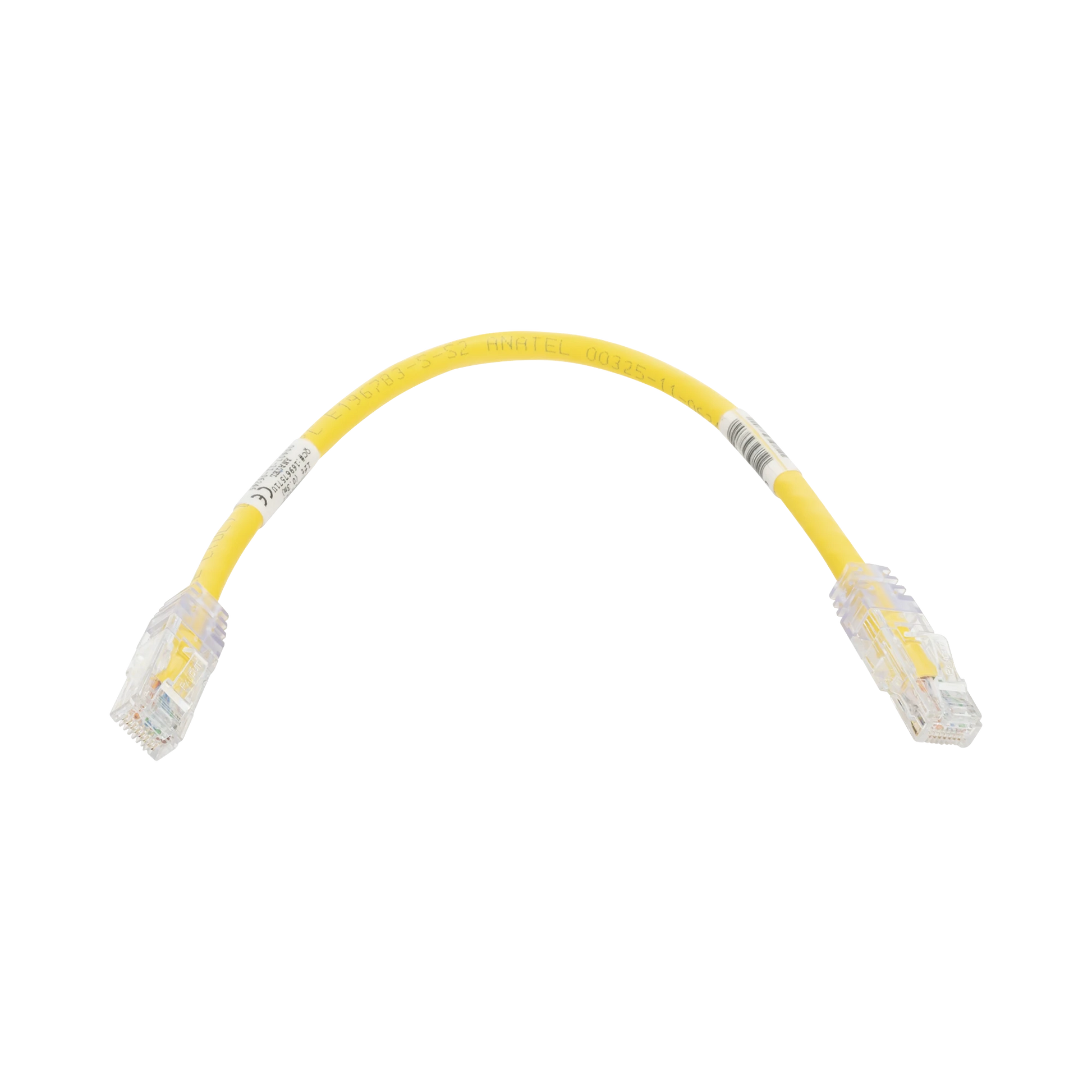 CABLE DE PARCHEO TX6, UTP CAT6, 24 AWG, CM/LSZH, COLOR AMARILLO, 1FT-Patch Cords-PANDUIT-Bsai Seguridad & Controles