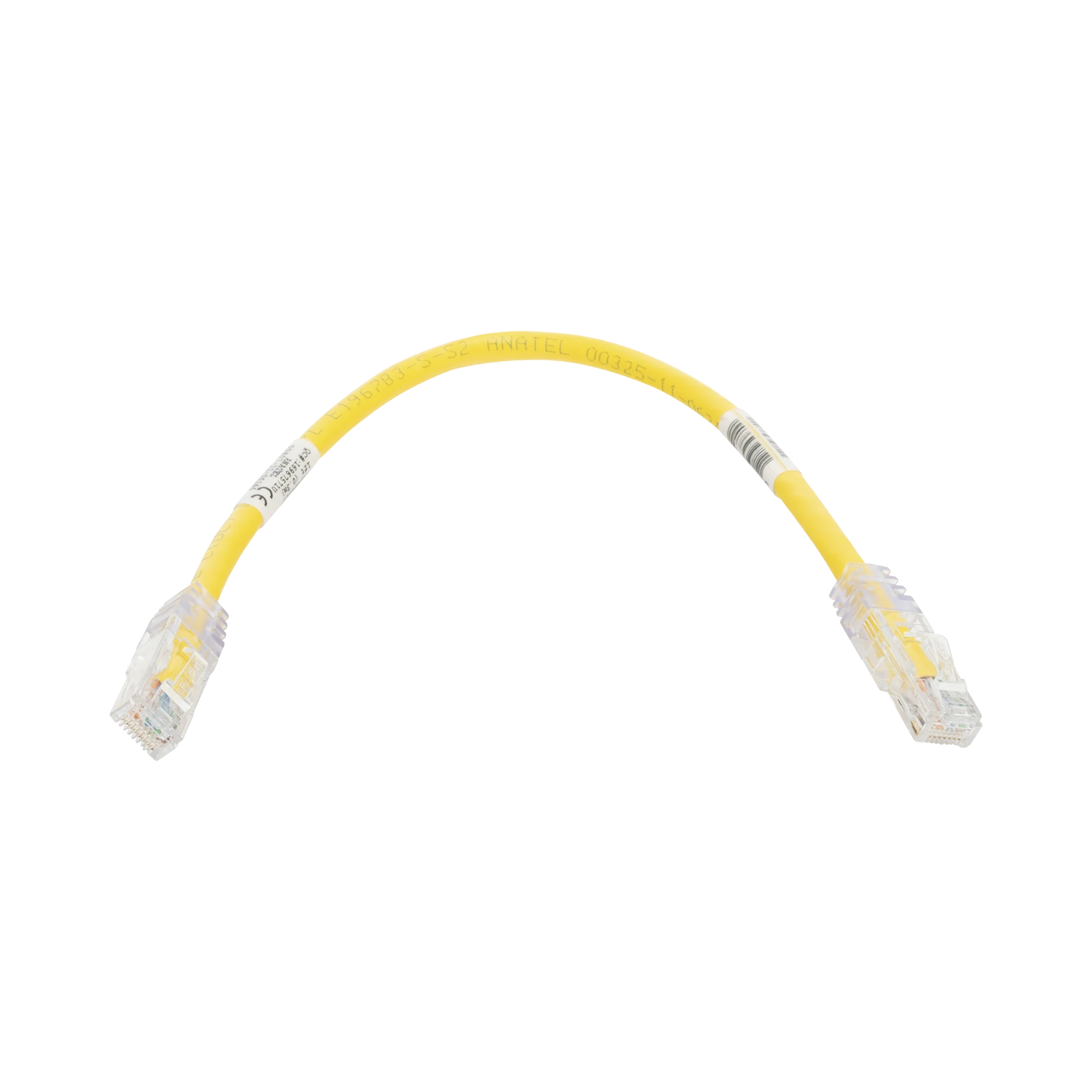 CABLE DE PARCHEO TX6, UTP CAT6, 24 AWG, CM/LSZH, COLOR AMARILLO, 1FT-Patch Cords-PANDUIT-Bsai Seguridad & Controles