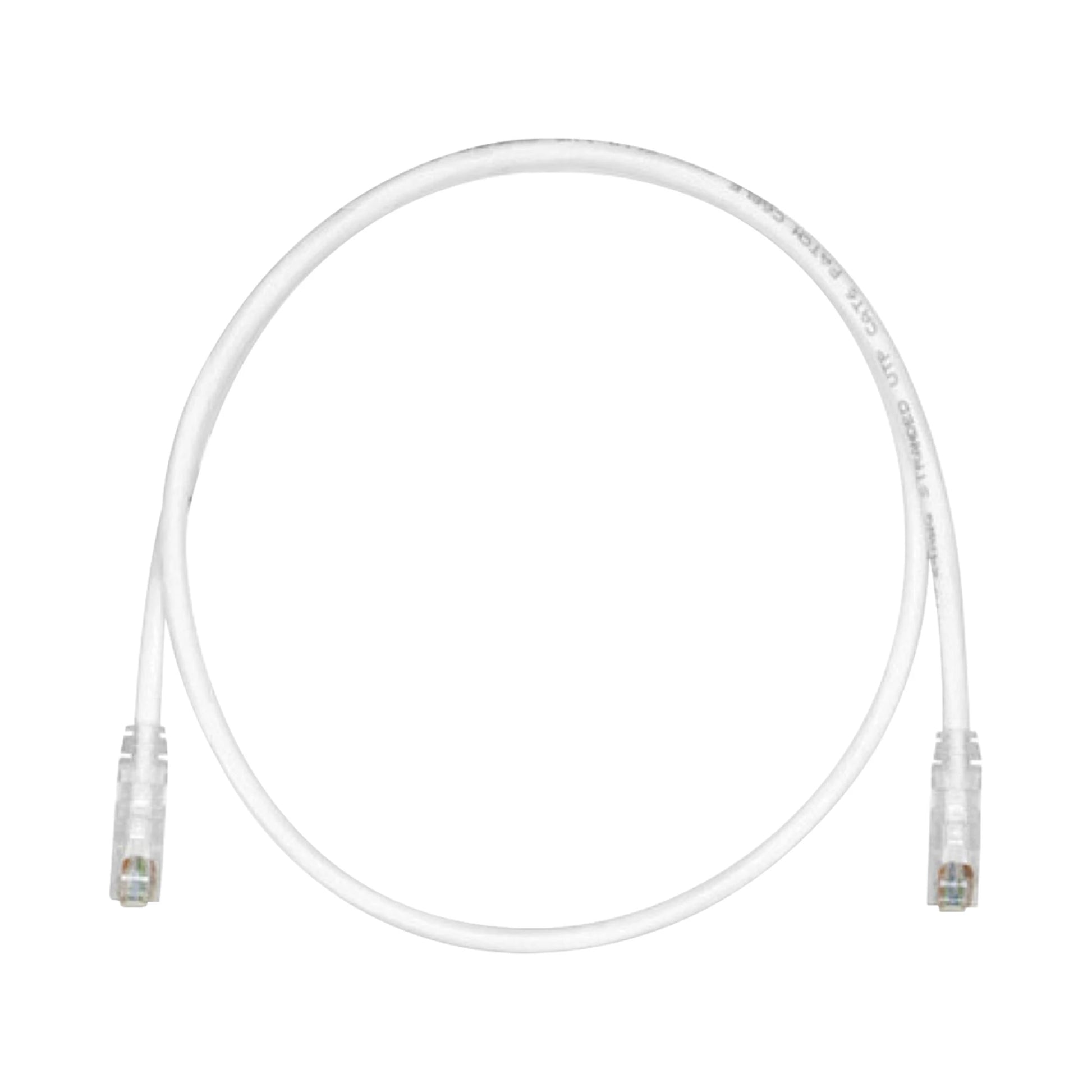 CABLE DE PARCHEO TX6, UTP CAT6, 24 AWG, CM/LSZH, COLOR BLANCO MATE, 15FT-Patch Cords-PANDUIT-Bsai Seguridad & Controles