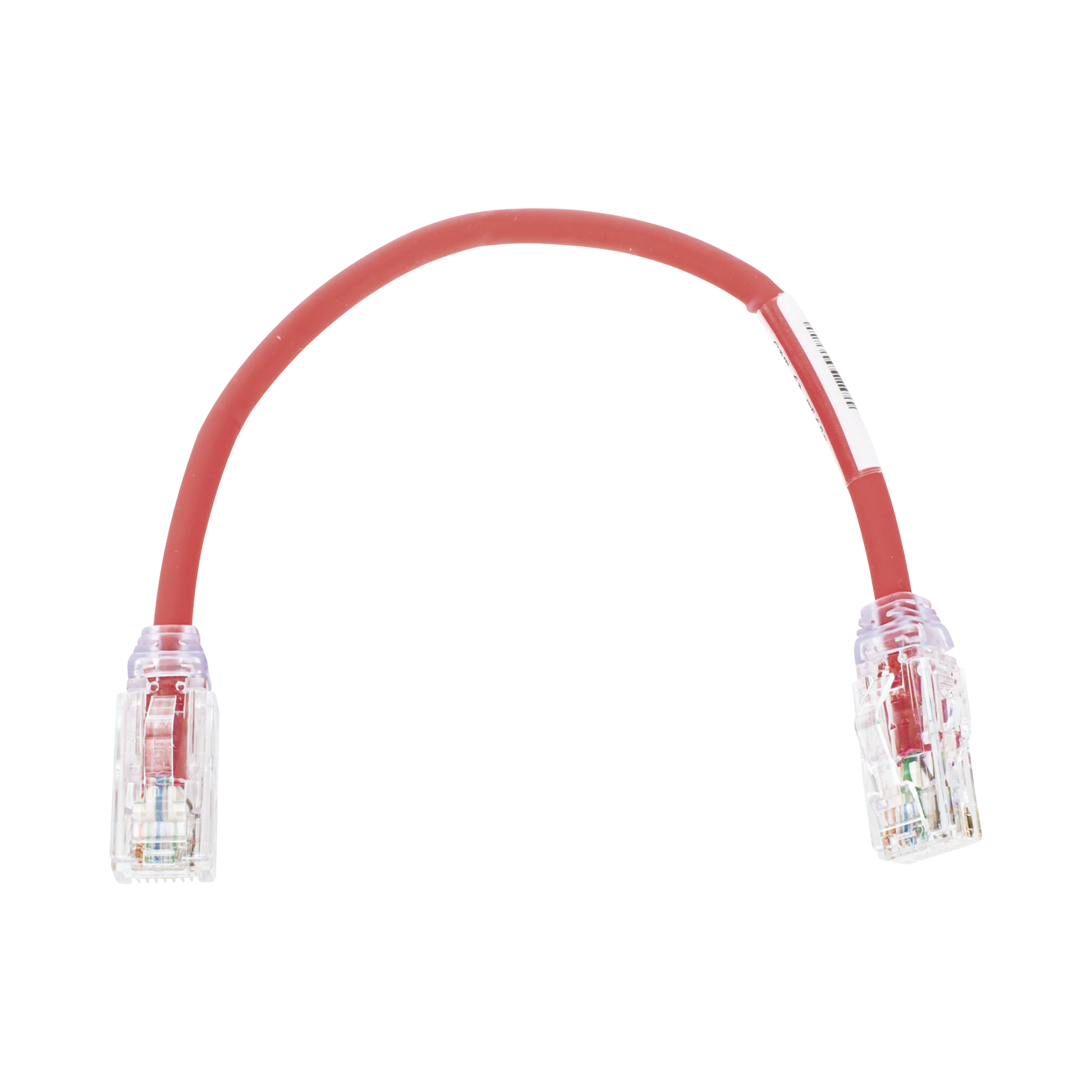 CABLE DE PARCHEO UTP, CAT6A, DIÁMETRO REDUCIDO (28 AWG), CM/LSZH, COLOR ROJO, 8IN (20.3CM)-Cableado-PANDUIT-Bsai Seguridad & Controles
