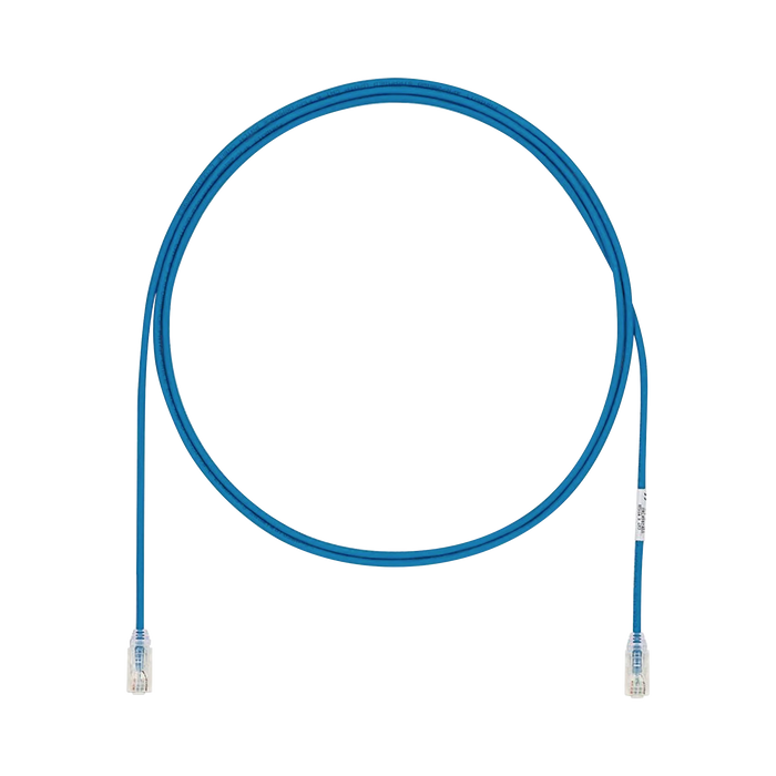 CABLE DE PARCHEO UTP CAT6A, CM/LSZH, DIÁMETRO REDUCIDO (28AWG), COLOR AZUL, 10FT-Patch Cords-PANDUIT-UTP28X10BU-Bsai Seguridad & Controles