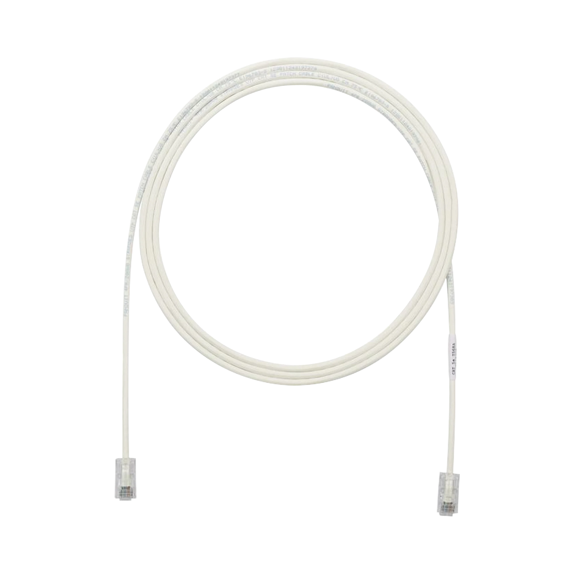 CABLE DE PARCHEO UTP CAT6A, CM/LSZH, DIÁMETRO REDUCIDO (28AWG), COLOR BLANCO MATE, 10FT-Patch Cords-PANDUIT-Bsai Seguridad & Controles