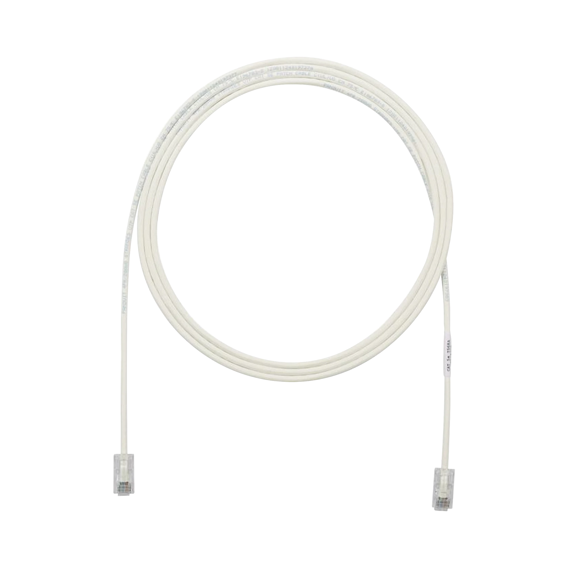 CABLE DE PARCHEO UTP CAT6A, CM/LSZH, DIÁMETRO REDUCIDO (28AWG), COLOR BLANCO MATE, 15FT-Patch Cords-PANDUIT-Bsai Seguridad & Controles