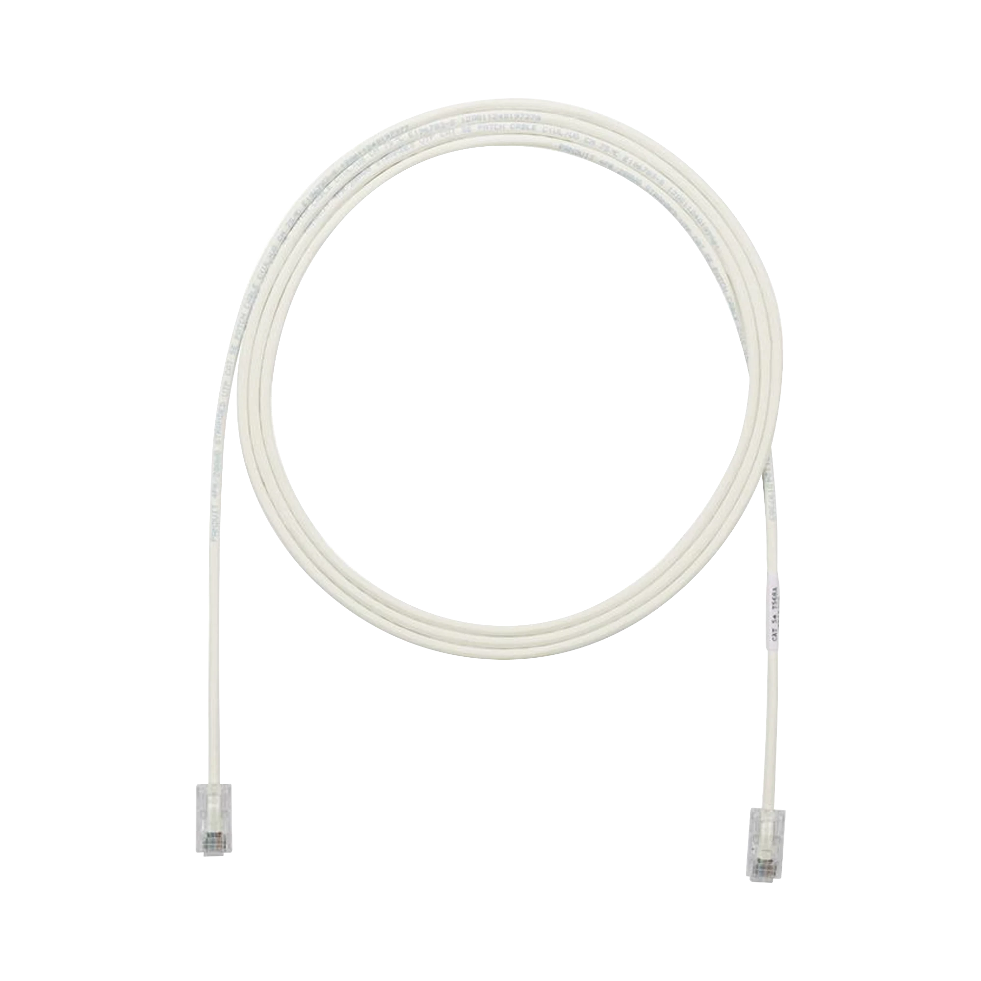 CABLE DE PARCHEO UTP CAT6A, CM/LSZH, DIÁMETRO REDUCIDO (28AWG), COLOR BLANCO MATE, 15FT-Patch Cords-PANDUIT-Bsai Seguridad & Controles