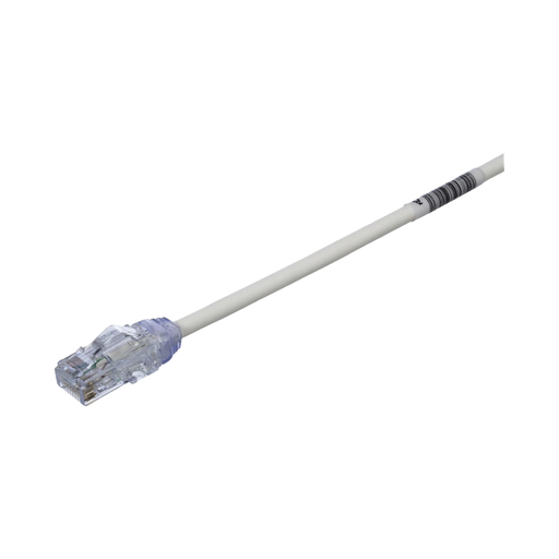 CABLE DE PARCHEO UTP CAT6A, CM/LSZH, DIÁMETRO REDUCIDO (28AWG), COLOR BLANCO MATE, 1FT-Cableado-PANDUIT-Bsai Seguridad & Controles