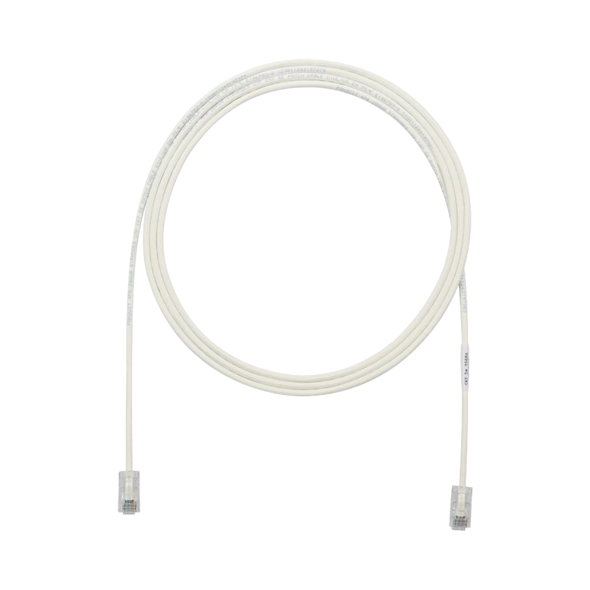 CABLE DE PARCHEO UTP CAT6A, CM/LSZH, DIÁMETRO REDUCIDO (28AWG), COLOR BLANCO MATE, 3FT-Patch Cords-PANDUIT-Bsai Seguridad & Controles