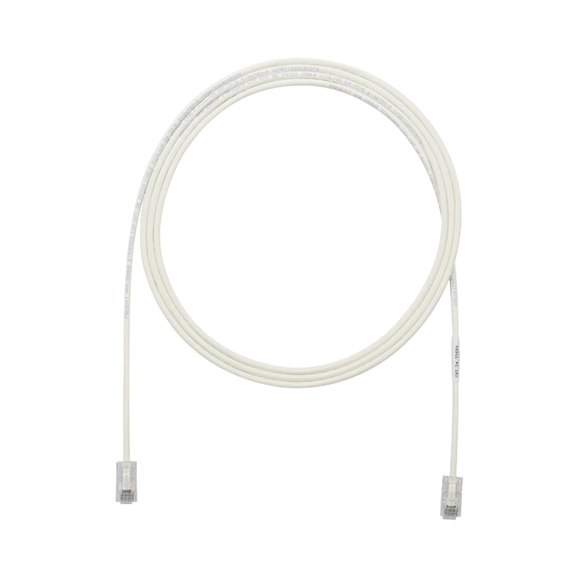 CABLE DE PARCHEO UTP CAT6A, CM/LSZH, DIÁMETRO REDUCIDO (28AWG), COLOR BLANCO MATE, 3FT-Patch Cords-PANDUIT-Bsai Seguridad & Controles