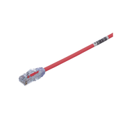 CABLE DE PARCHEO UTP CAT6A, CM/LSZH, DIÁMETRO REDUCIDO (28AWG), COLOR ROJO, 10FT-Cableado de Cobre-PANDUIT-Bsai Seguridad & Controles
