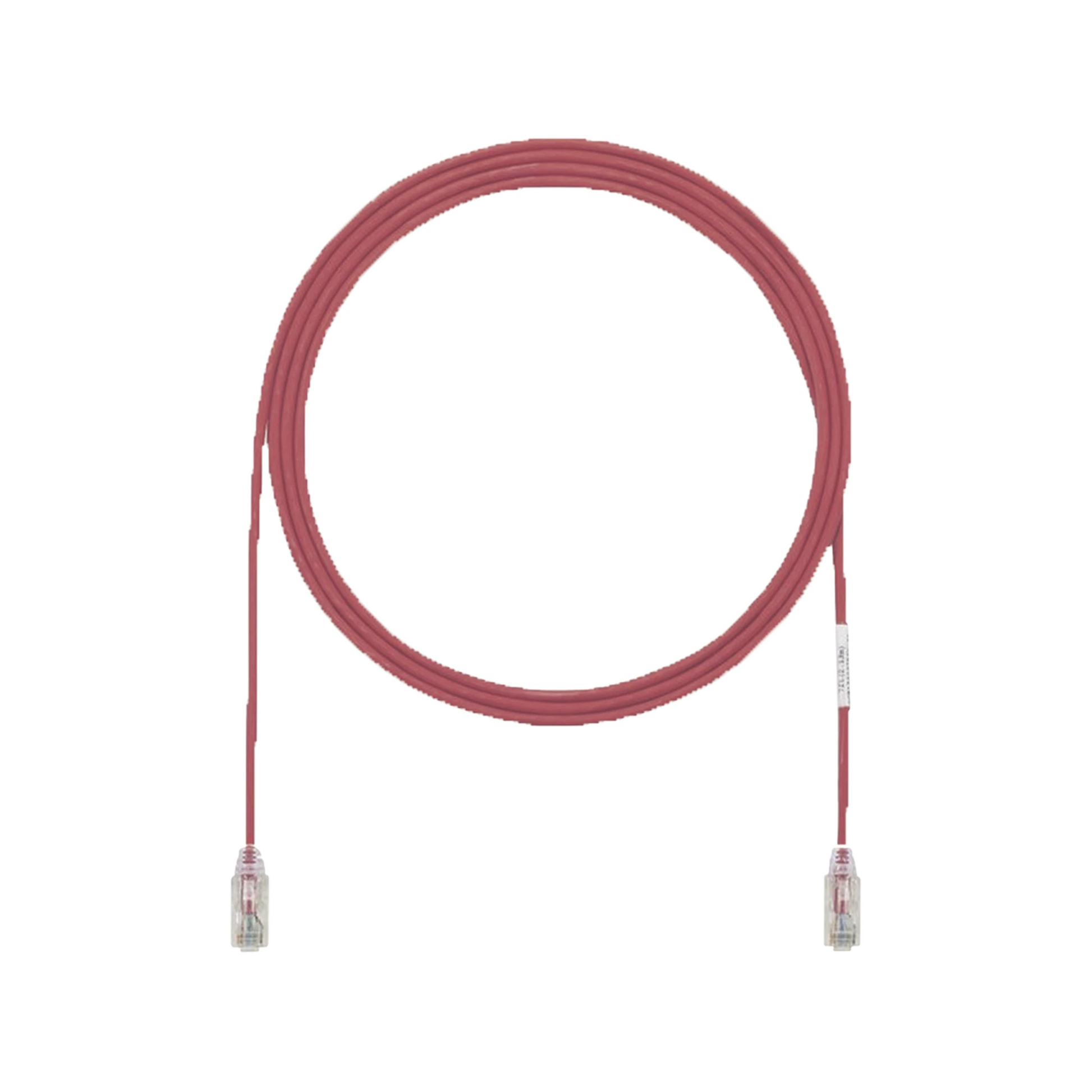 CABLE DE PARCHEO UTP CAT6A, CM/LSZH, DIÁMETRO REDUCIDO (28AWG), COLOR ROJO, 3FT-Patch Cords-PANDUIT-Bsai Seguridad & Controles