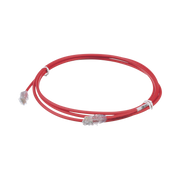 CABLE DE PARCHEO UTP CAT6A, CM/LSZH, DIÁMETRO REDUCIDO (28AWG), COLOR ROJO, 7FT-Patch Cords-PANDUIT-Bsai Seguridad & Controles