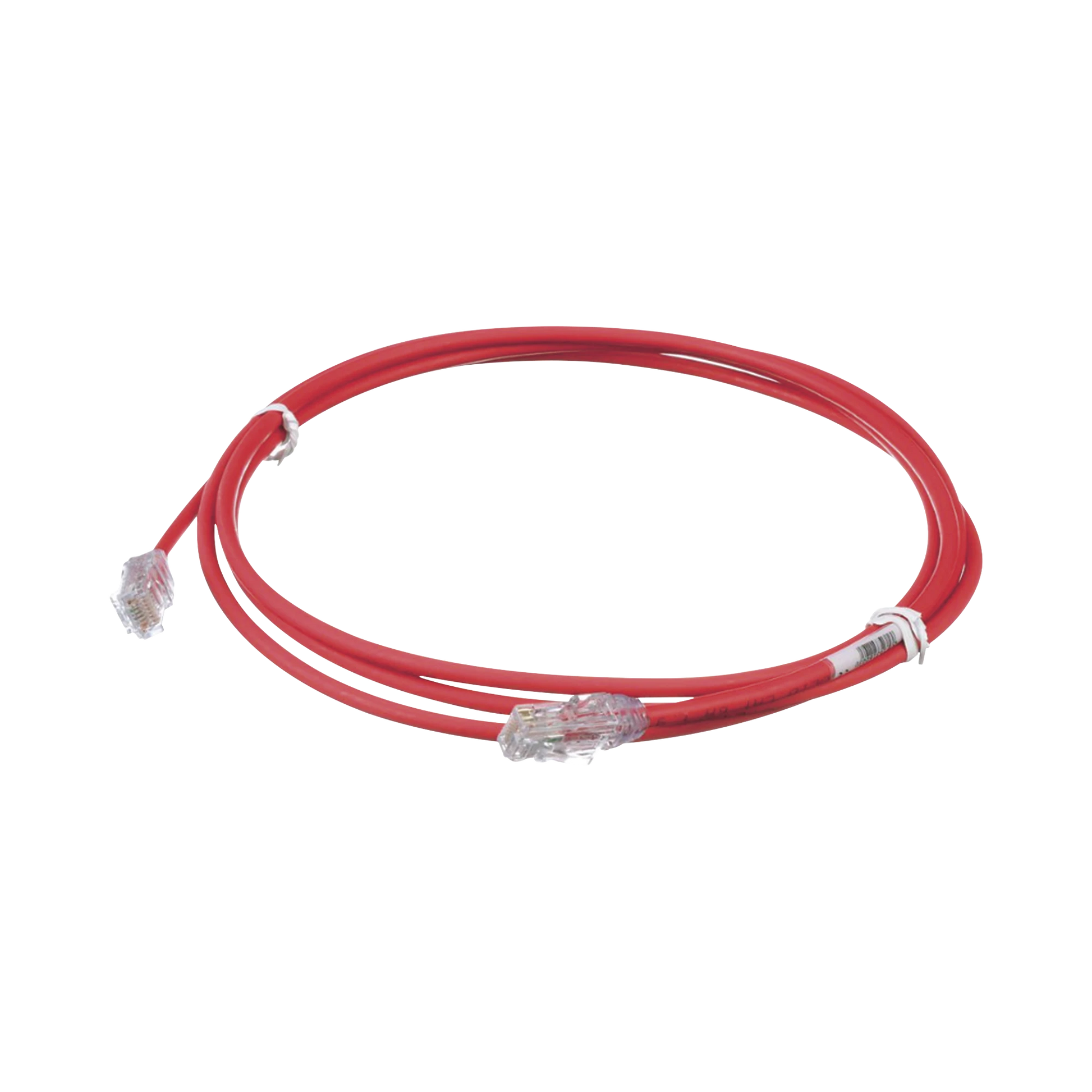 CABLE DE PARCHEO UTP CAT6A, CM/LSZH, DIÁMETRO REDUCIDO (28AWG), COLOR ROJO, 7FT-Patch Cords-PANDUIT-Bsai Seguridad & Controles
