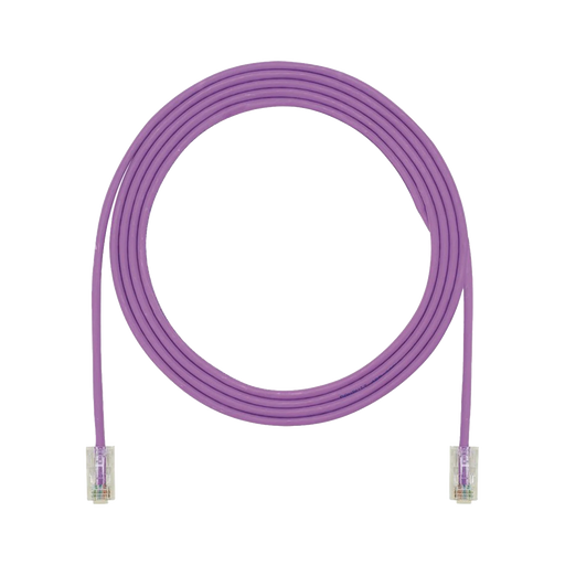 CABLE DE PARCHEO UTP CAT6A, CM/LSZH, DIÁMETRO REDUCIDO (28AWG), COLOR VIOLETA, 3FT-Cableado de Cobre-PANDUIT-UTP28X3VL-Bsai Seguridad & Controles