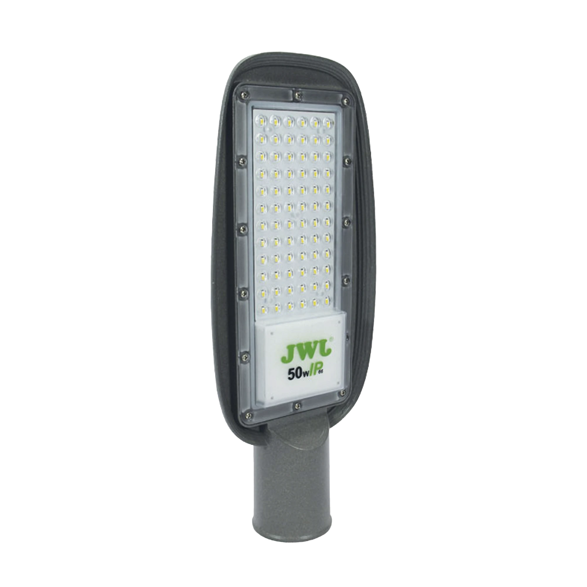 LUMINARIA LED CON FOTOCELDA 100 W/ 100 - 265 V CA ~50/60 HZ / COLOR BLANCO/ DIMENSIONES 200 X 465 X 78 MM / ÁNGULO DE LUZ 135°.-Iluminación-JWJ-Bsai Seguridad & Controles