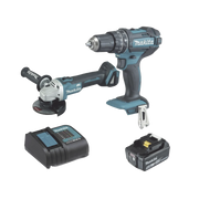 KIT (DHP482 ROTOM.+ DGA456 MINI ESM.) LI-ION 1 BAT 5.0 AH Y CARG C/LUZ 18V-Herramientas-MAKITA-Bsai Seguridad & Controles