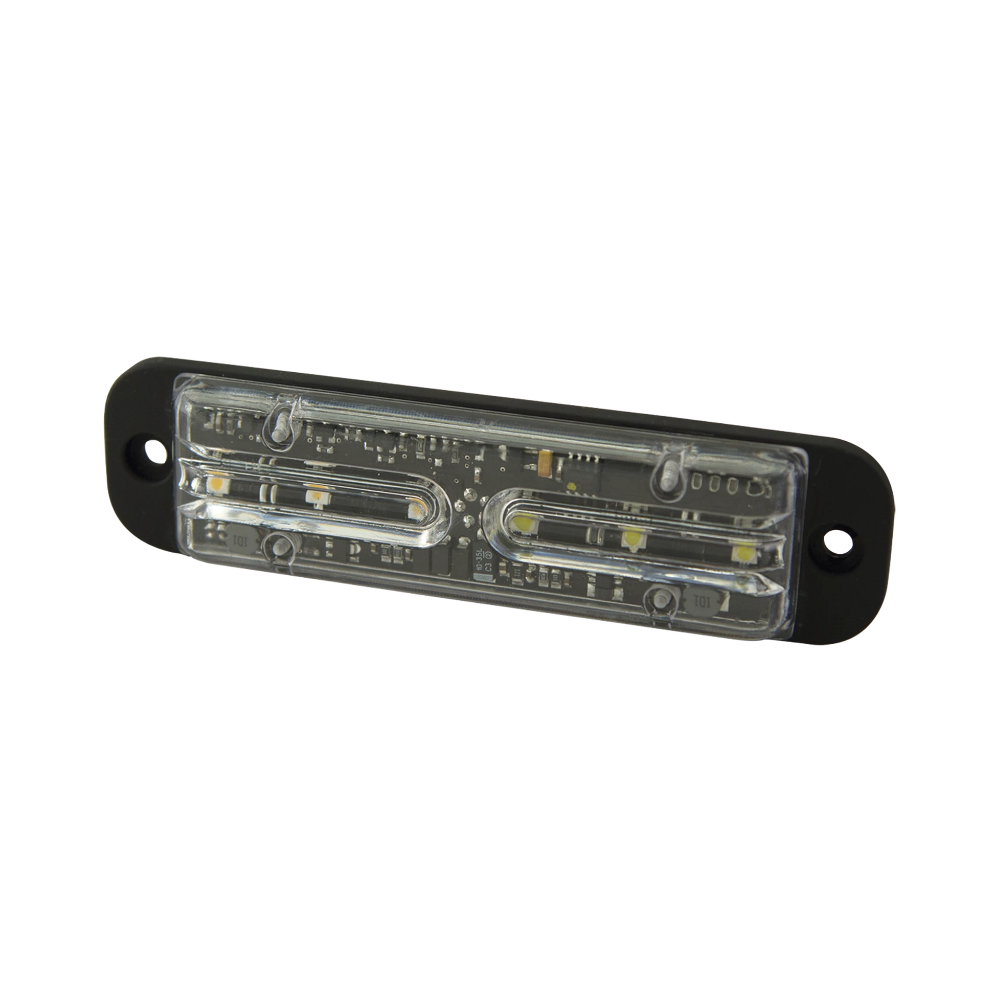 LUZ ÁMBAR-AZUL DE ADVERTENCIA ÁMBAR SAE CLASE I-Luces Perimetrales-ECCO-Bsai Seguridad & Controles