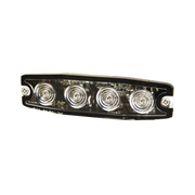 LUZ AUXILIAR DE 4 LED, ÁMBAR, SAE CLASE I, LENTE TRANSPARENTE-Luces Auxiliares Vehiculares-SIGNALPRO-Bsai Seguridad & Controles