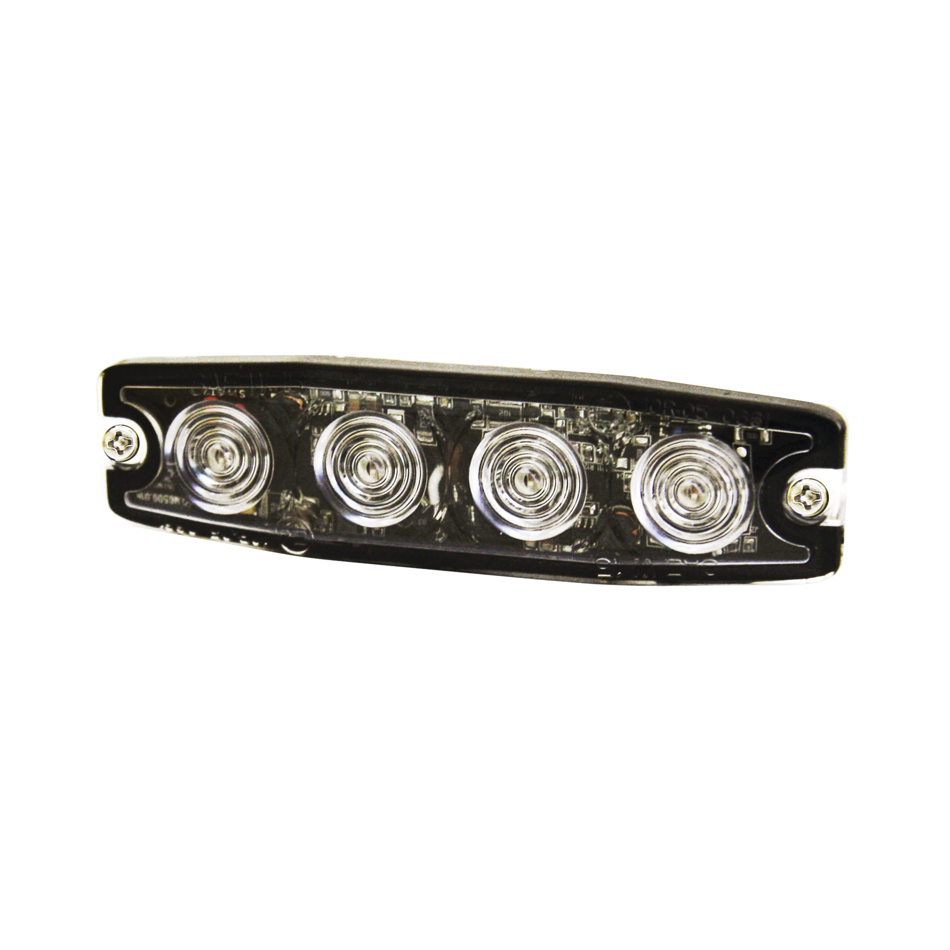 LUZ AUXILIAR DE 4 LED, ÁMBAR, SAE CLASE I, LENTE TRANSPARENTE-Luces Auxiliares Vehiculares-SIGNALPRO-Bsai Seguridad & Controles
