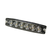 LUZ AUXILIAR DE 6 LED, ÁMBAR, SAE CLASE I, LENTE TRANSPARENTE-Luces Auxiliares Vehiculares-SIGNALPRO-Bsai Seguridad & Controles