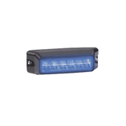 LUZ AUXILIAR DE 6 LED, FLASHER INTEGRADO, COLOR AZUL, MICA TRANSPARENTE-Luces Perimetrales-FEDERAL SIGNAL-Bsai Seguridad & Controles