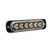 LUZ AUXILIAR DE 6 LED, ROJA, BISEL NEGRO, LENTE TRANSPARENTE-Luces Auxiliares Vehiculares-SIGNALPRO-SP6R-Bsai Seguridad & Controles