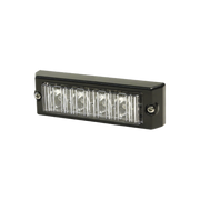 LUZ AUXILIAR SERIE X3704, 4 LEDS ULTRA BRILLANTES, COLOR CLARO-Luces Perimetrales-ECCO-Bsai Seguridad & Controles