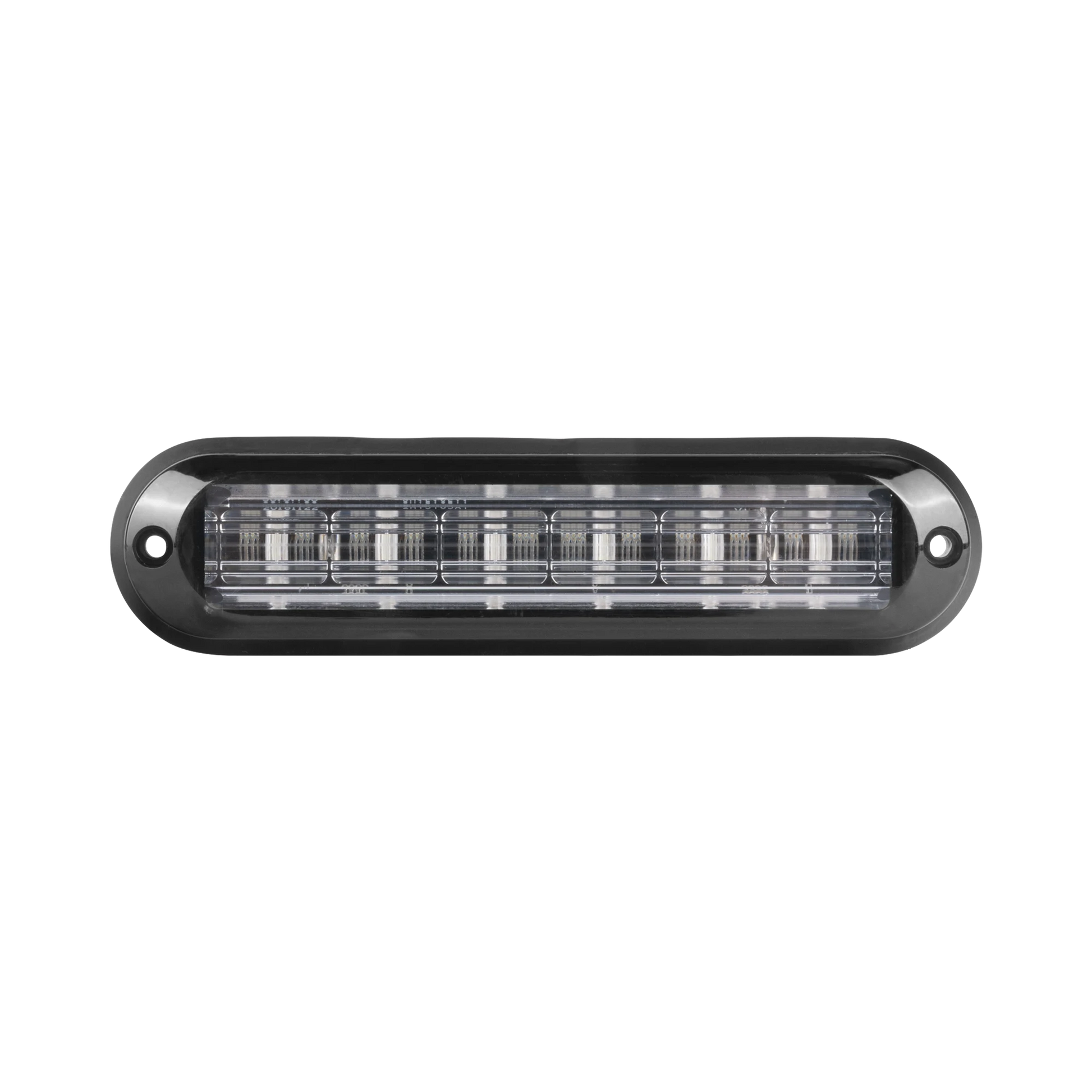 LUZ AUXILIAR ULTRA BRILLANTE IP67 DE 6 LEDS, COLOR ROJO, CON MICA TRANSPARENTE Y BISEL NEGRO-Luces Perimetrales-EPCOM INDUSTRIAL SIGNALING-Bsai Seguridad & Controles
