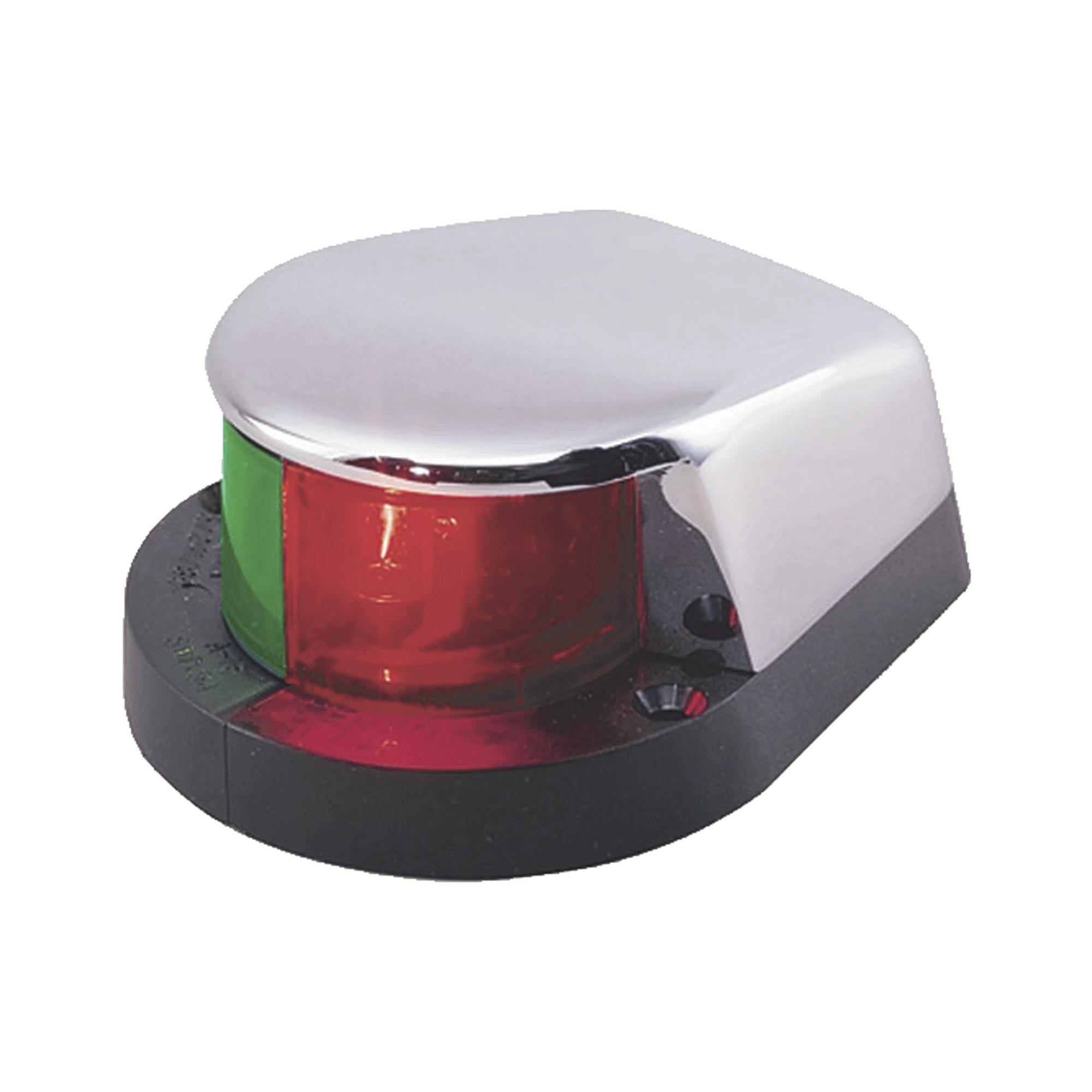 LUZ BI-COLOR CON CARCASA CROMADA PARA EMBARCACIONES A MOTOR MENORES DE 12 METROS-Soluciones Marinas-PERKO-Bsai Seguridad & Controles