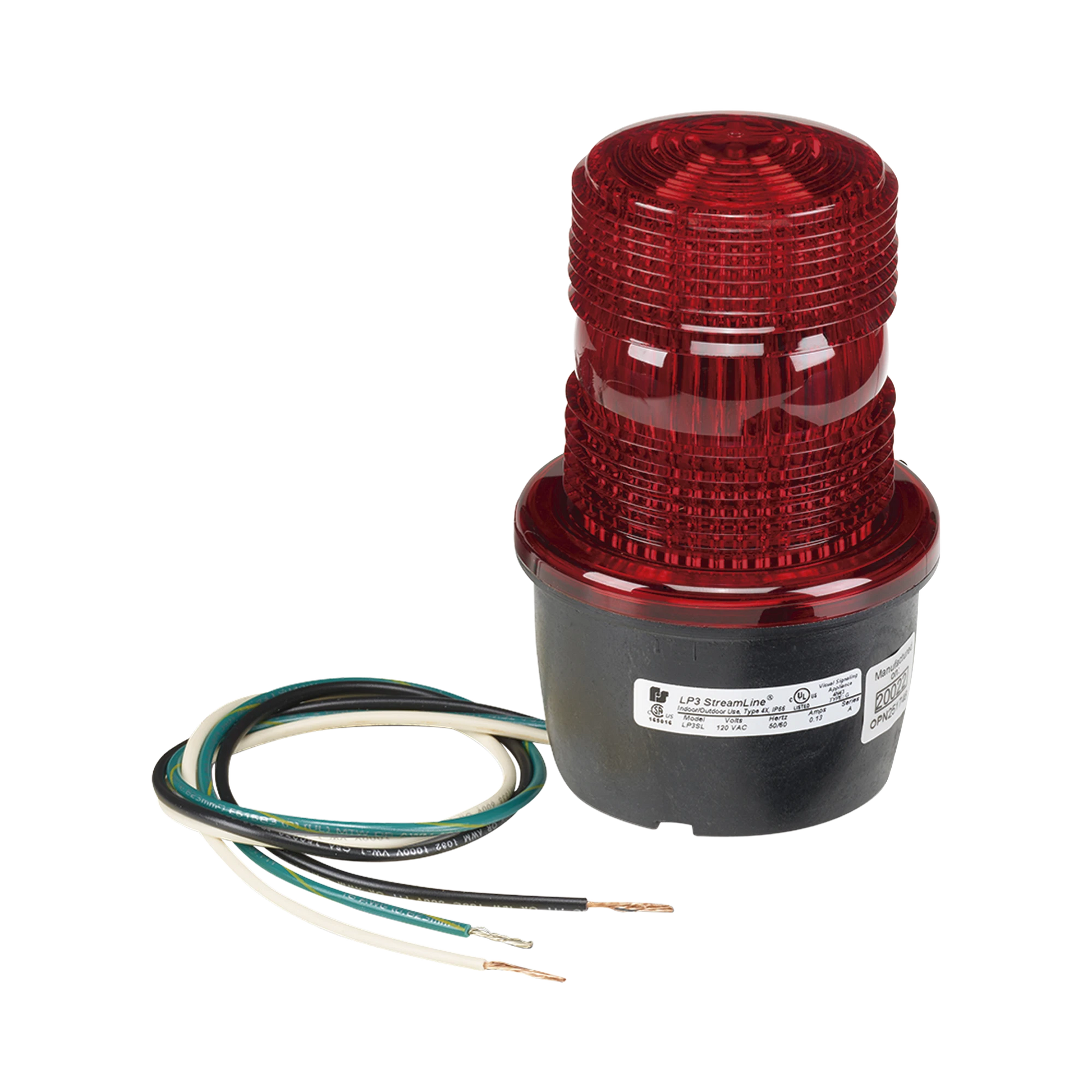 LUZ DE ADVERTENCIA LED SERIE STREAMLINE, 120 VCA, MONTAJE EN TUBO, ROJO-Luces Perimetrales-FEDERAL SIGNAL INDUSTRIAL-Bsai Seguridad & Controles