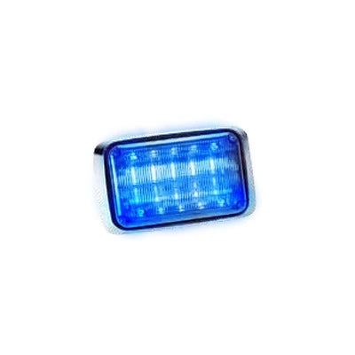 LUZ DE ADVERTENCIA QUADRAFLARE LED CON FLASHER INTEGRADO Y MICA TRANSPARENTE, COLOR AZUL-Luces Perimetrales-FEDERAL SIGNAL-Bsai Seguridad & Controles