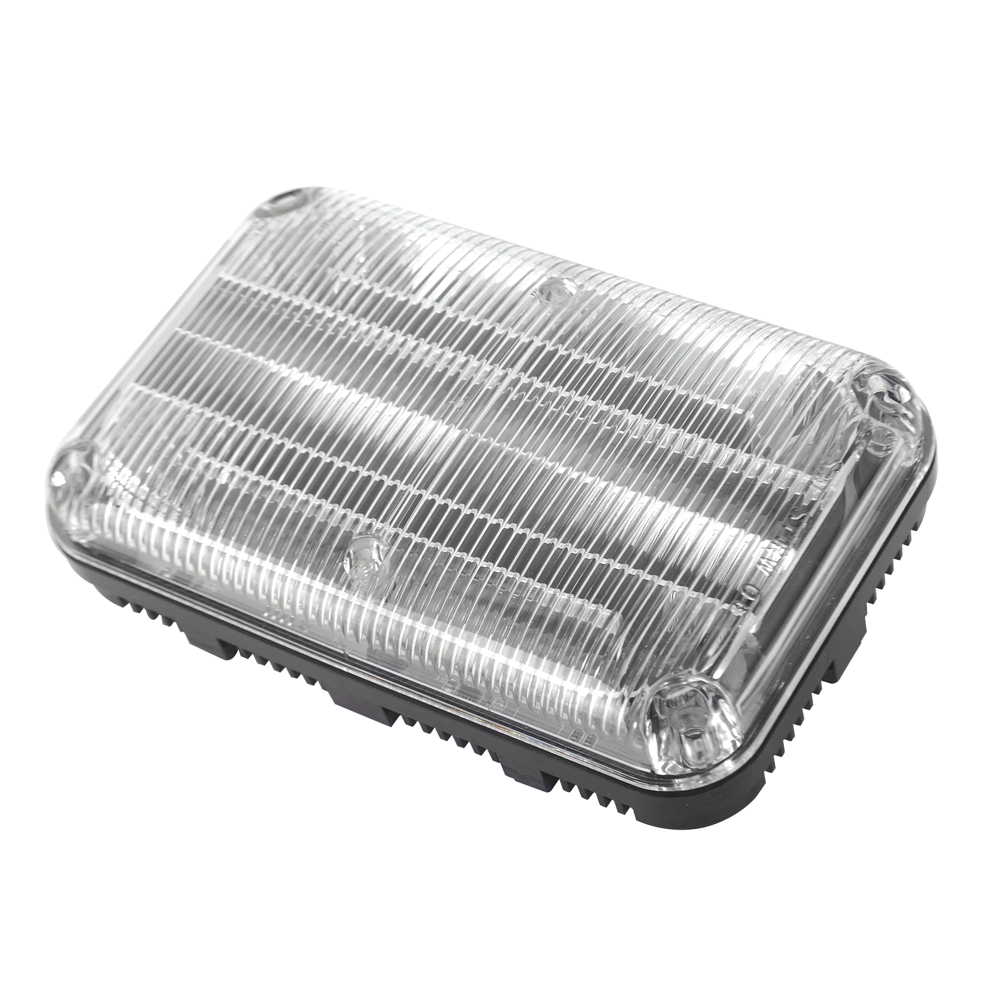 LUZ DE ADVERTENCIA QUADRAFLARE LED CON FLASHER INTEGRADO Y MICA TRANSPARENTE, COLOR AZUL-Luces Perimetrales-FEDERAL SIGNAL-Bsai Seguridad & Controles