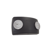 LUZ DE EMERGENCIA DUAL LED ULTRA COMPACTA/150 LÚMENES/LUZ FRÍA/BATERÍA DE RESPALDO INCLUIDA/BOTÓN DE TEST / COLOR NEGRO-Sistemas de Emergencia-SFIRE-Bsai Seguridad & Controles