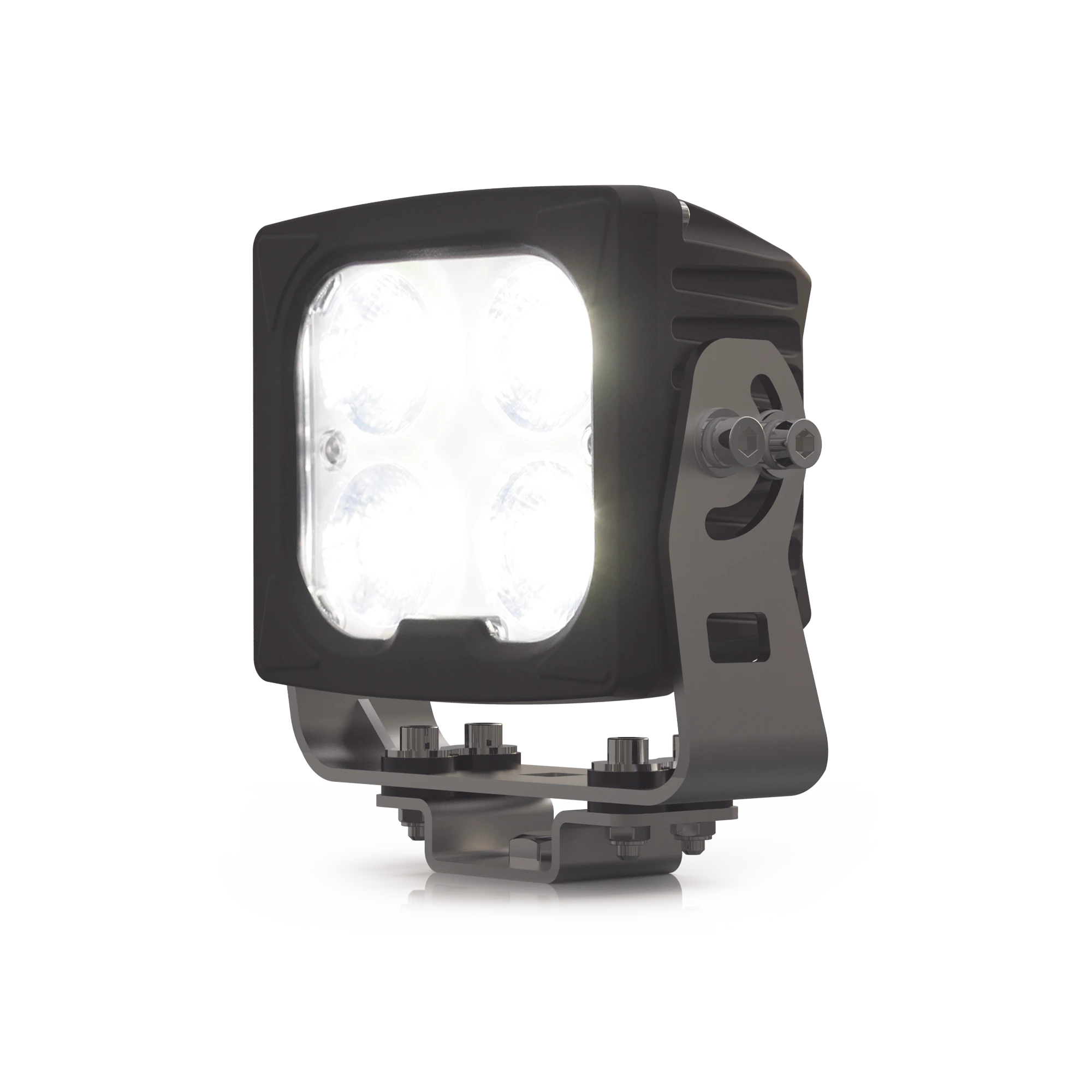 LUZ DE TRABAJO DE USO RUDO, LENTE TÉRMICA, 12-24 VCD, 3050 LUMENES-Luces Perimetrales-ECCO-Bsai Seguridad & Controles