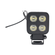 LUZ DE TRABAJO ULTRA BRILLANTE CUADRADA, 4 LED, 2650 LÚMENES, 12-24 VCD-Luces Auxiliares Vehiculares-ECCO-Bsai Seguridad & Controles