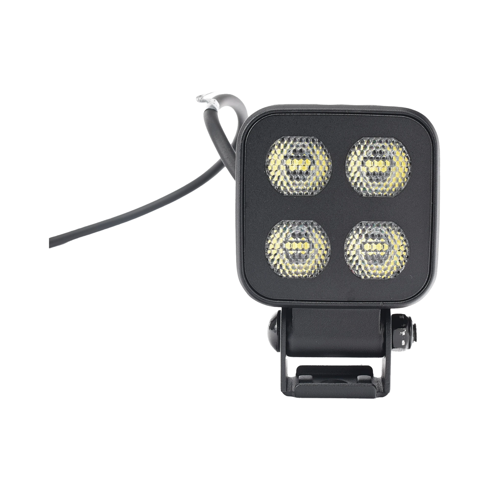 LUZ DE TRABAJO ULTRA BRILLANTE CUADRADA, 4 LED, 2650 LÚMENES, 12-24 VCD-Luces Auxiliares Vehiculares-ECCO-Bsai Seguridad & Controles