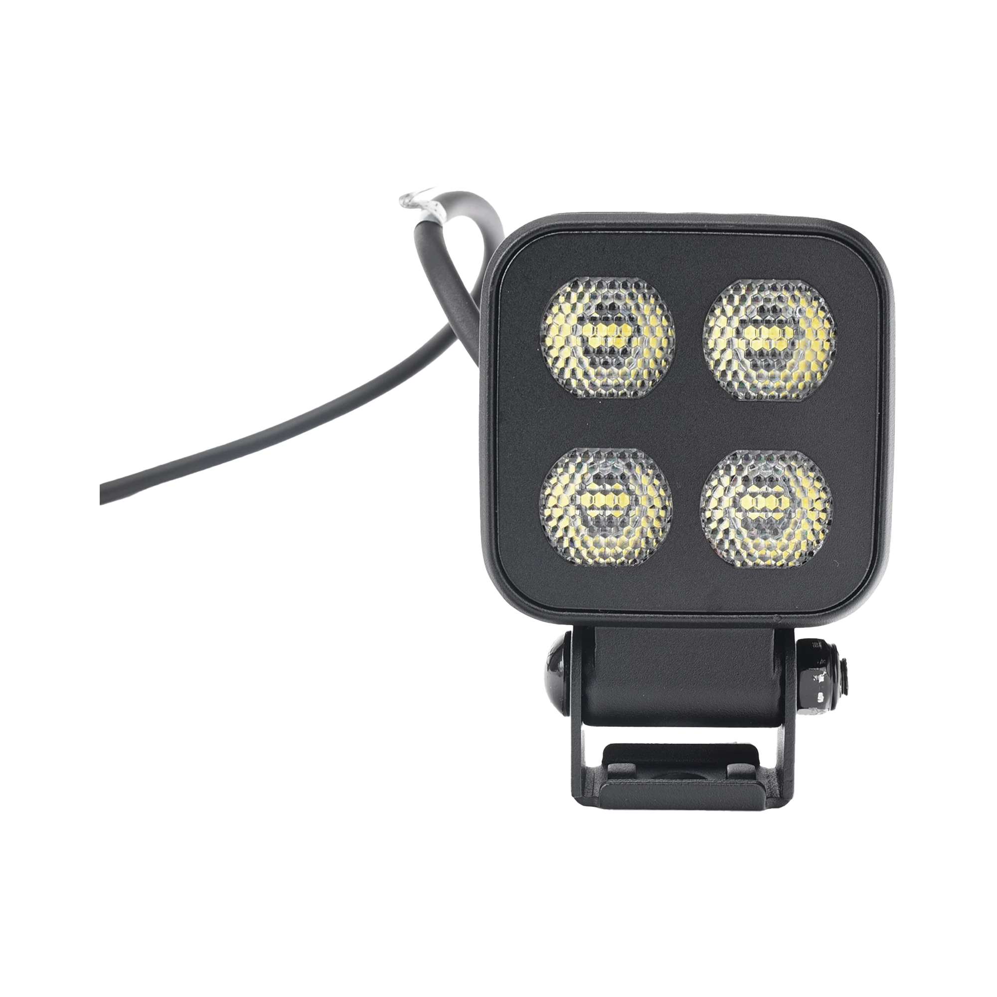 LUZ DE TRABAJO ULTRA BRILLANTE CUADRADA, 4 LED, 2650 LÚMENES, 12-24 VCD-Luces Auxiliares Vehiculares-ECCO-Bsai Seguridad & Controles