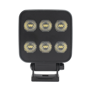 LUZ DE TRABAJO ULTRA BRILLANTE CUADRADA, 6 LED, 6552 LÚMENES, 12-24 VCD-Luces Auxiliares Vehiculares-ECCO-Bsai Seguridad & Controles