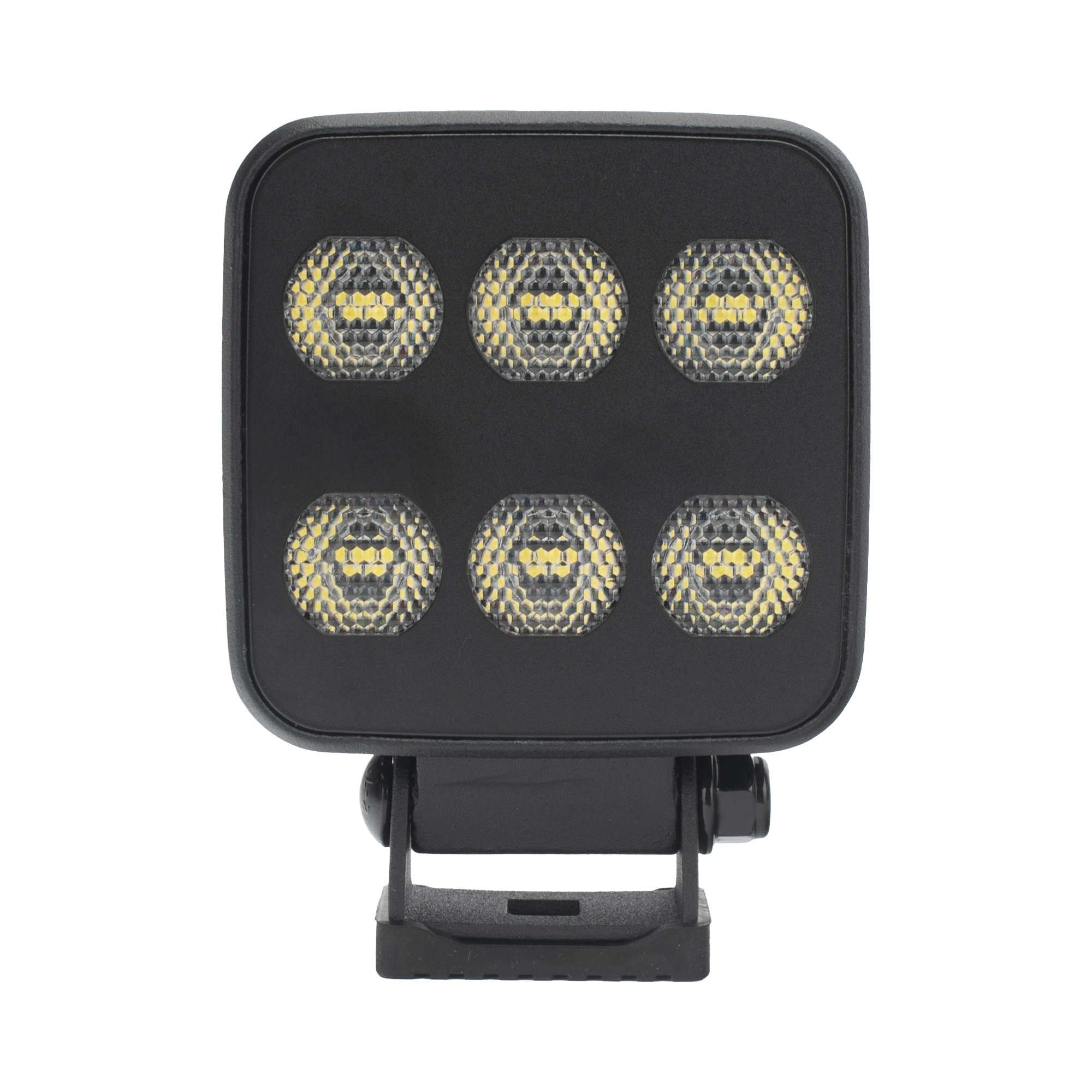 LUZ DE TRABAJO ULTRA BRILLANTE CUADRADA, 6 LED, 6552 LÚMENES, 12-24 VCD-Luces Auxiliares Vehiculares-ECCO-Bsai Seguridad & Controles