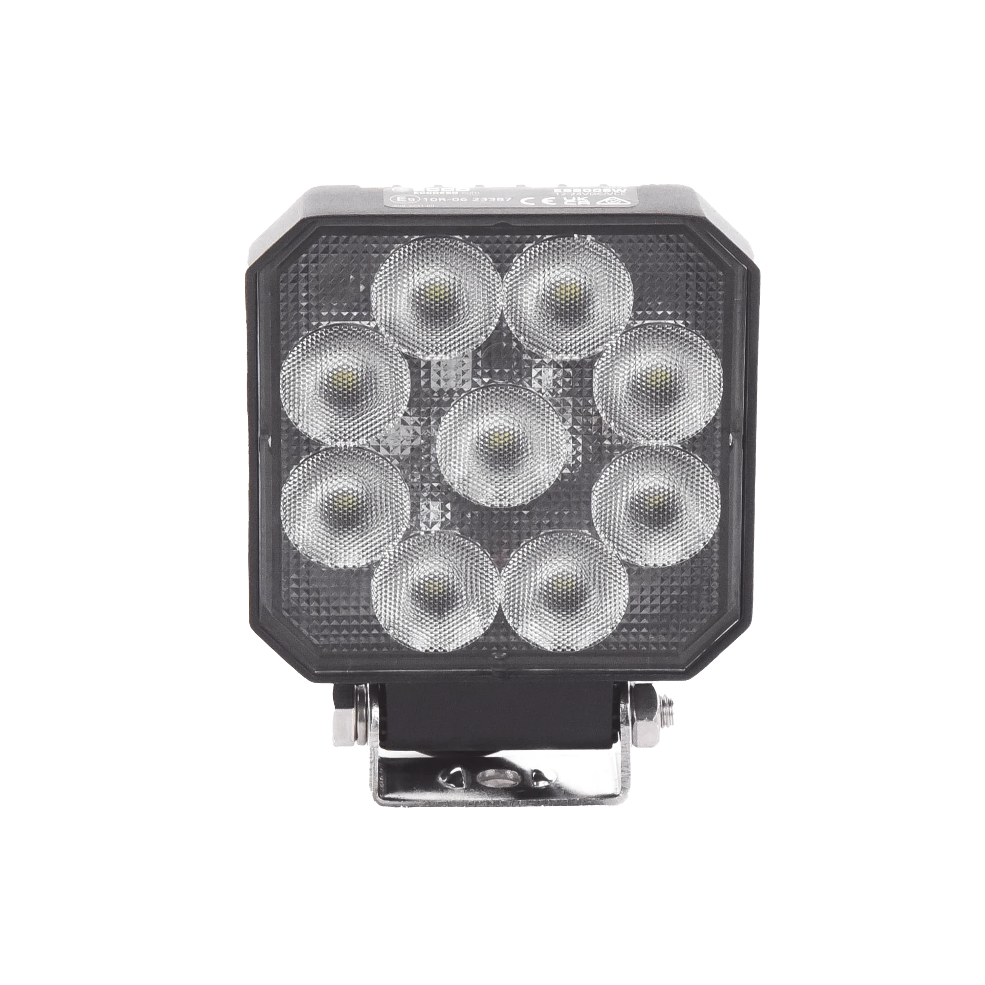 LUZ DE TRABAJO, 9 LED, 1050 LUMENES, 12-24 VCD-Luces Auxiliares Vehiculares-ECCO-Bsai Seguridad & Controles