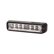 LUZ DIRECCIONAL 180 GRADOS AMBAR- AZUL CON LUZ DE TRABAJO-Luces Perimetrales-ECCO-Bsai Seguridad & Controles