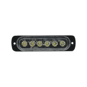 LUZ DIRECCIONAL CON 6 LEDS, COLOR CLARO, 12-24 VCC-Luces Auxiliares-ECCO-Bsai Seguridad & Controles