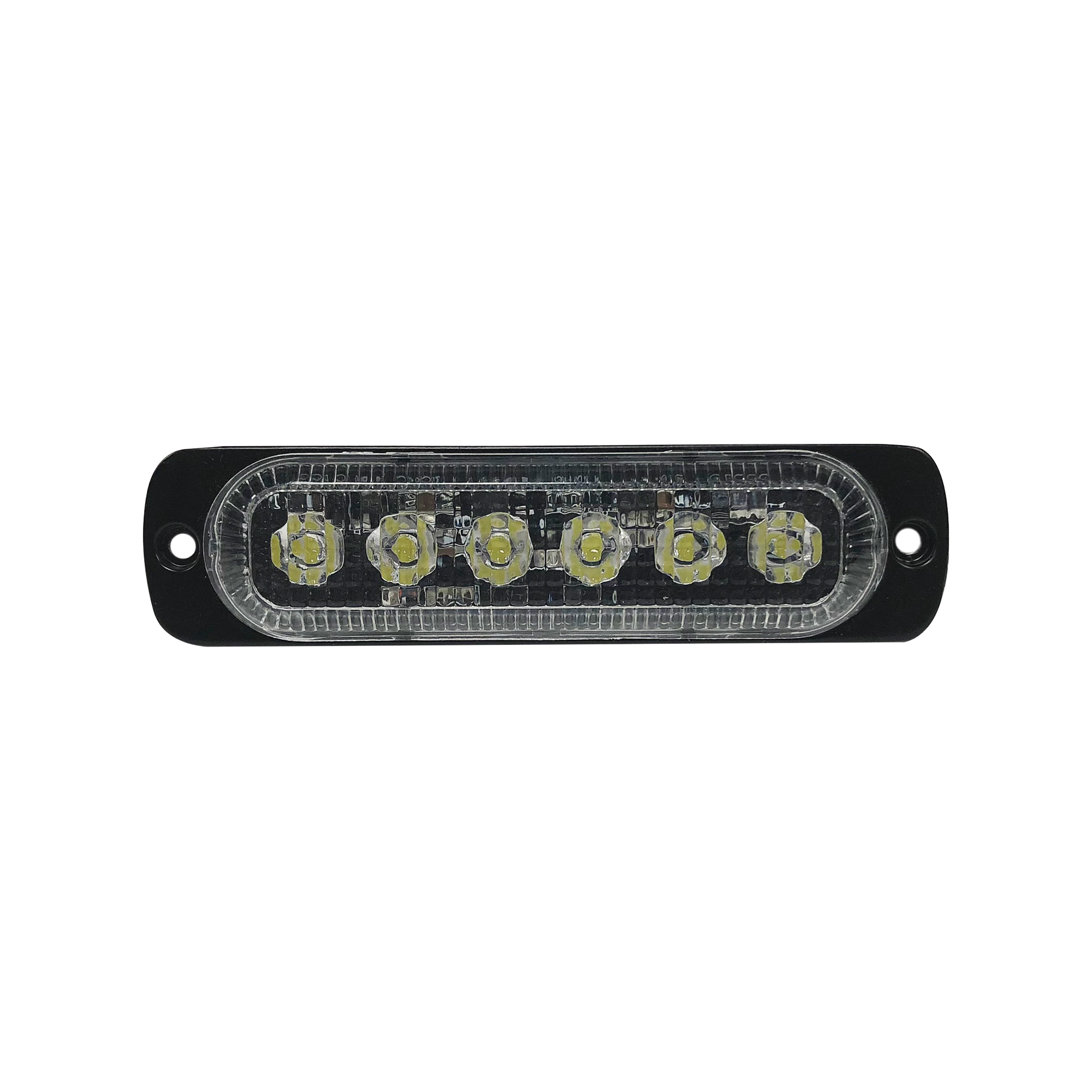 LUZ DIRECCIONAL CON 6 LEDS, COLOR CLARO, 12-24 VCC-Luces Auxiliares-ECCO-Bsai Seguridad & Controles