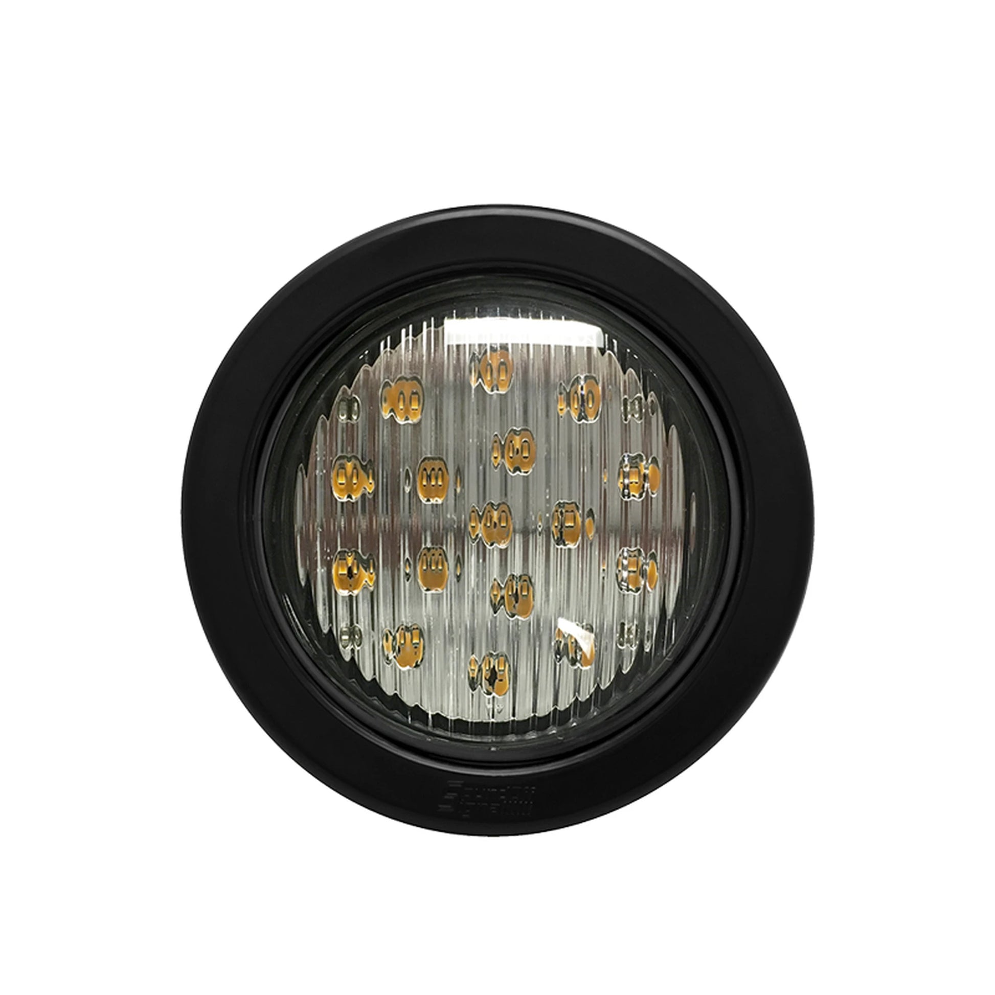 LUZ DIRECCIONAL LED AMBAR CIRCULAR CON MONTAJE DE OJAL DE 5.4 PULGADAS-Barras para Interior-ECCO-Bsai Seguridad & Controles