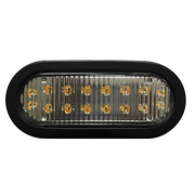 LUZ DIRECCIONAL LED OVALADA BICOLOR AMBAR CLARO CON MONTAJE DE OJAL DE 7.5 PULGADAS-Barras para Interior-ECCO-Bsai Seguridad & Controles