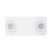 LUZ DUAL LED DE EMERGENCIA/520LM/USO RUDO/MONTAJE EN PARED O TECHO/BATERÍA DE RESPALDO INCLUIDA-Lamparas de Emergencia-SFIRE-Bsai Seguridad & Controles