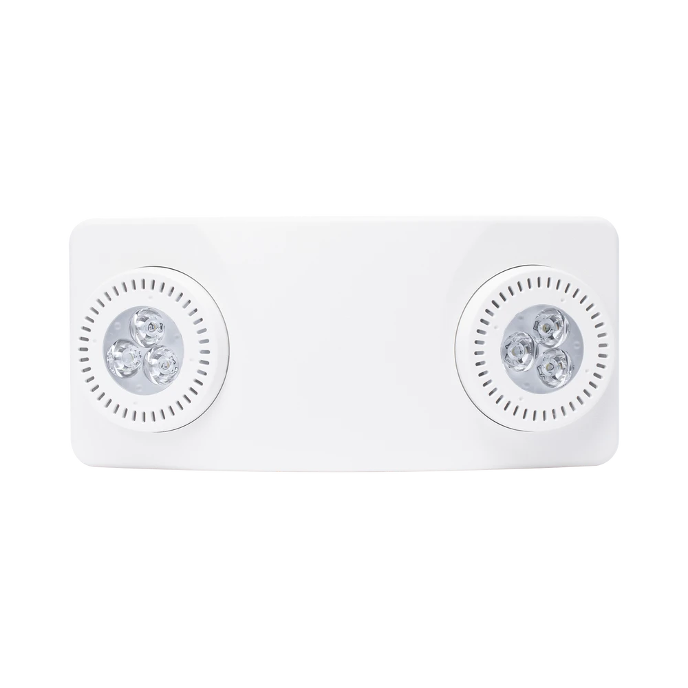 LUZ DUAL LED DE EMERGENCIA/520LM/USO RUDO/MONTAJE EN PARED O TECHO/BATERÍA DE RESPALDO INCLUIDA-Lamparas de Emergencia-SFIRE-Bsai Seguridad & Controles