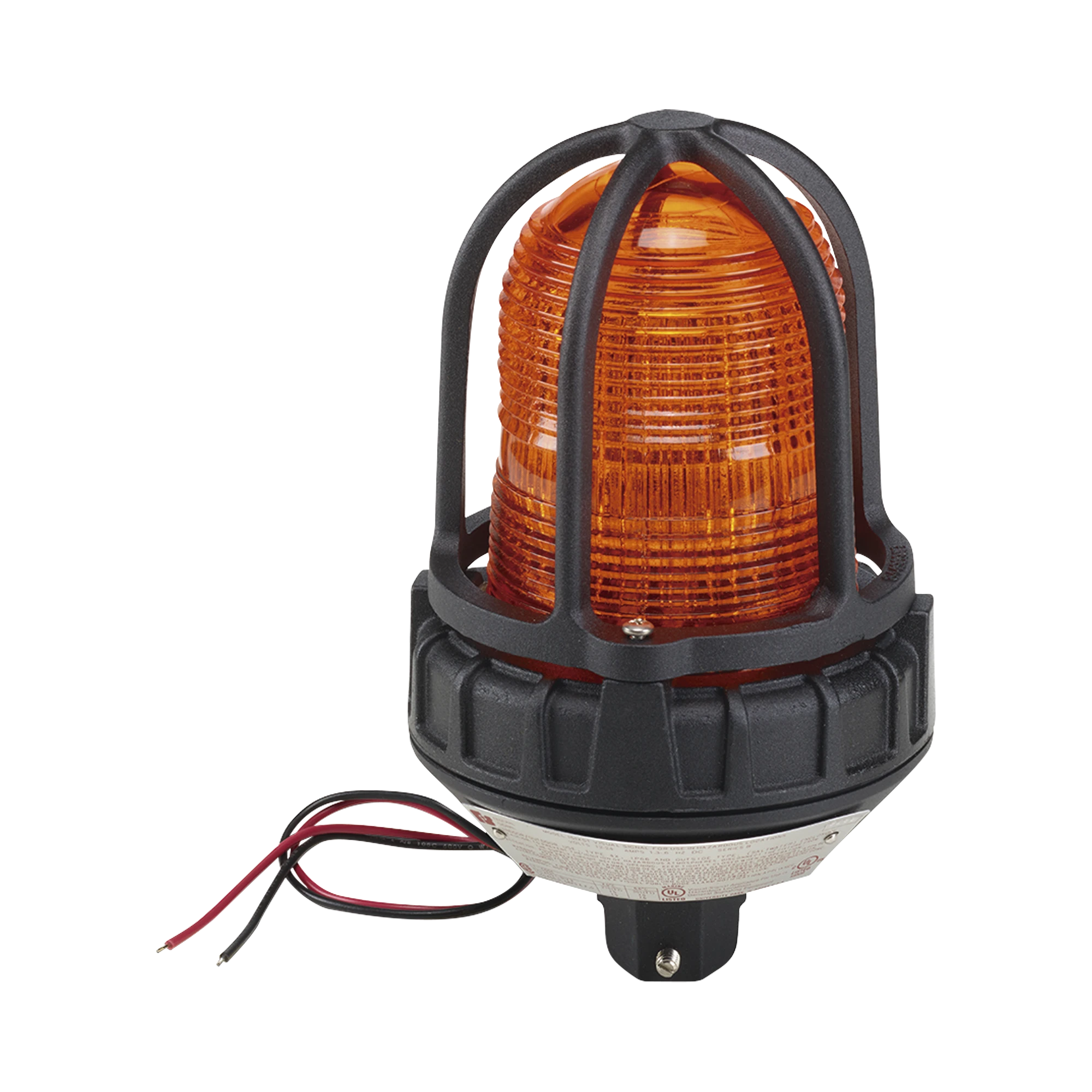 LUZ ESTROBOSCÓPICA PARA UBICACIÓNES PELIGROSAS, MONTAJE TIPO TUBO, 12-24VCC, AMBAR-Luces Auxiliares-FEDERAL SIGNAL INDUSTRIAL-Bsai Seguridad & Controles