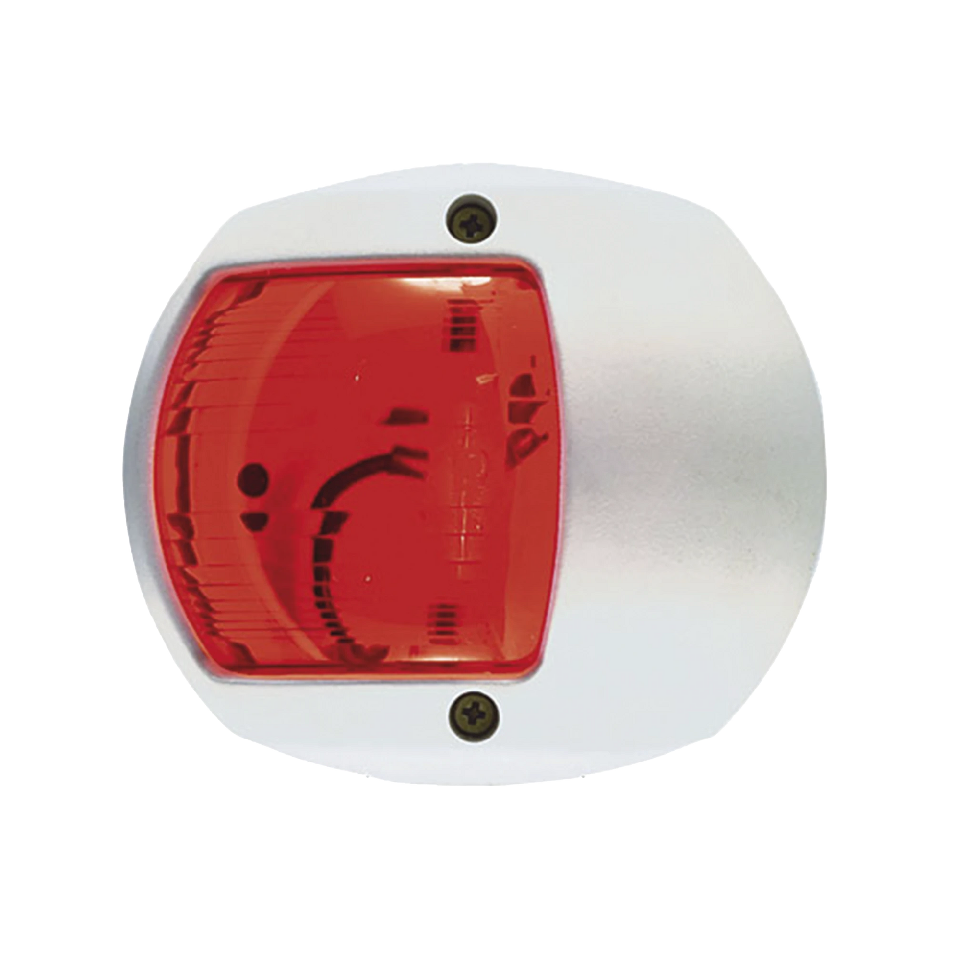 LUZ LATERAL DE NAVEGACIÓN EN COLOR ROJO CON CARCASA BLANCA PARA EMBARCACIONES A VELA O A MOTOR DE MENOS DE 20 METROS-Soluciones Marinas-PERKO-Bsai Seguridad & Controles