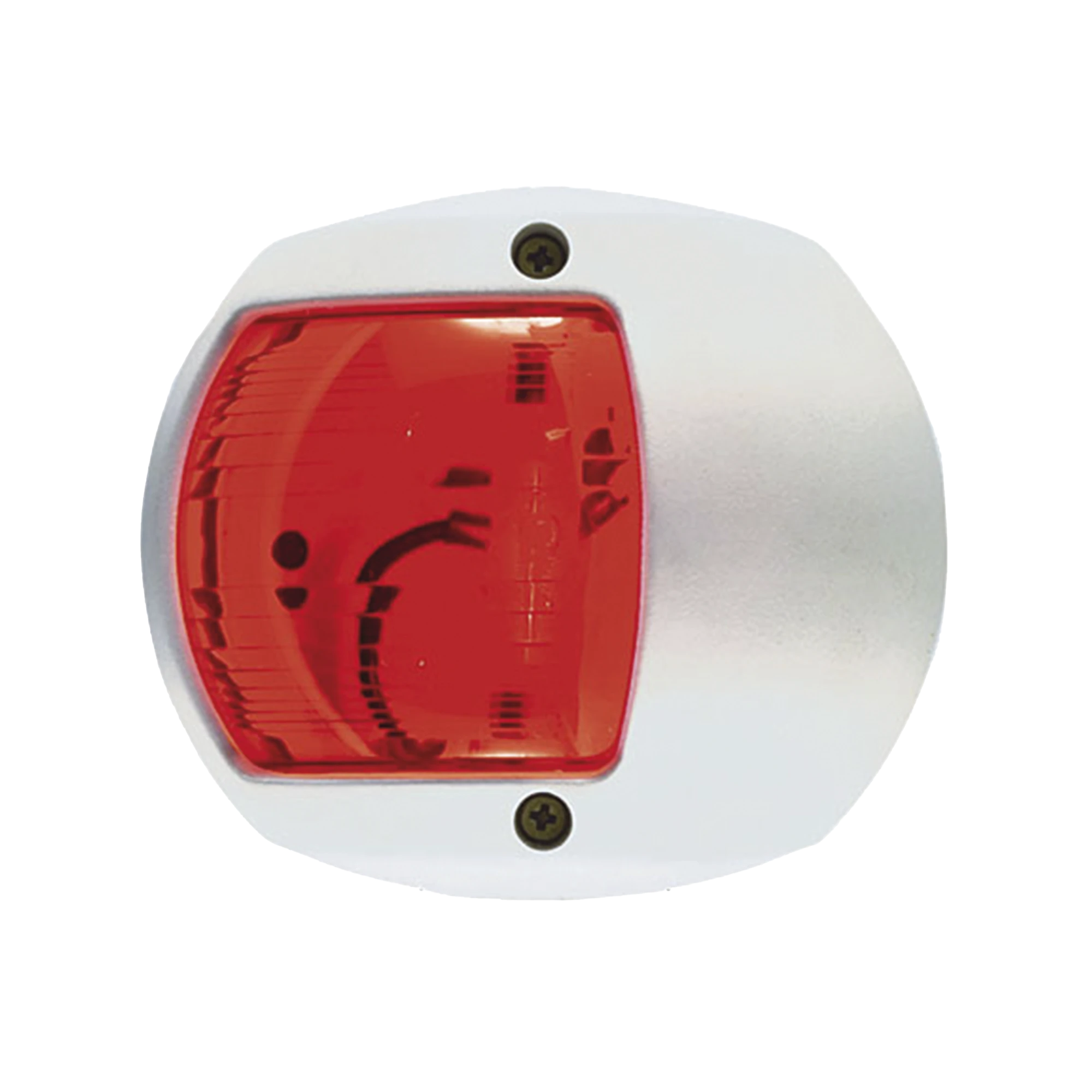 LUZ LATERAL DE NAVEGACIÓN EN COLOR ROJO CON CARCASA BLANCA PARA EMBARCACIONES A VELA O A MOTOR DE MENOS DE 20 METROS-Soluciones Marinas-PERKO-Bsai Seguridad & Controles