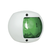 LUZ LATERAL DE NAVEGACIÓN EN COLOR VERDE CON CARCASA BLANCA PARA EMBARCACIONES A VELA O A MOTOR DE MENOS DE 20 METROS-Soluciones Marinas-PERKO-Bsai Seguridad & Controles